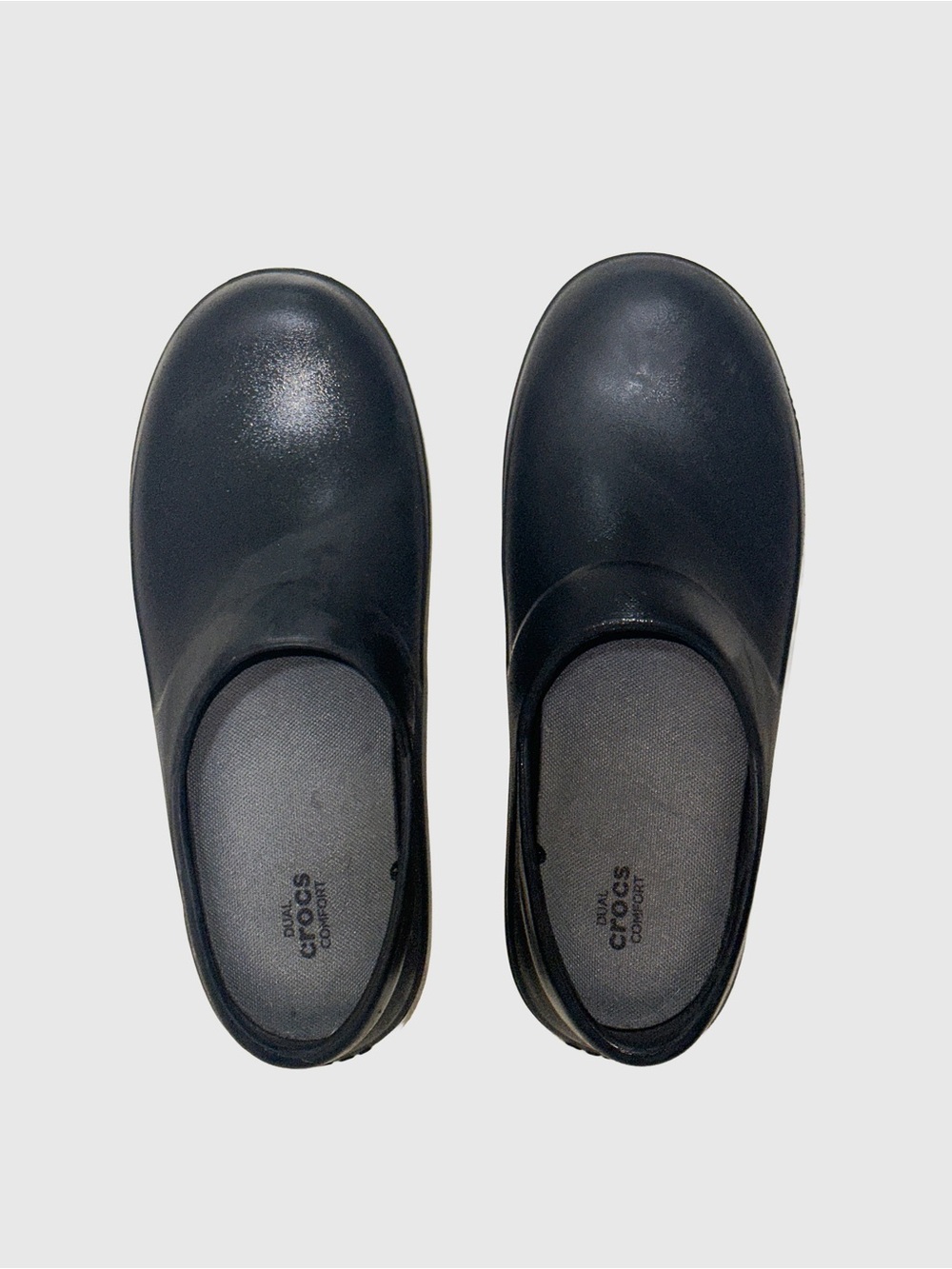 CROCS Men’s Black Slip-On Work Loafers